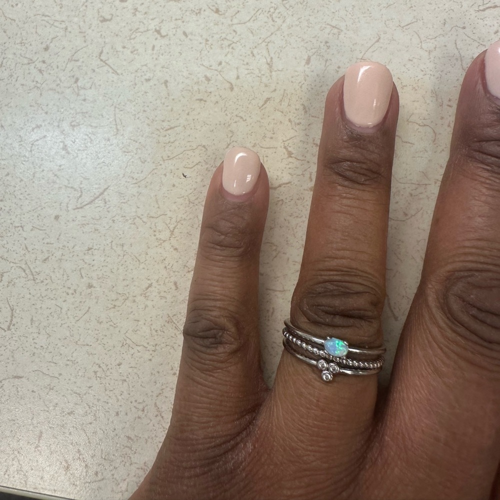 Silver Ring Set -3 Rings